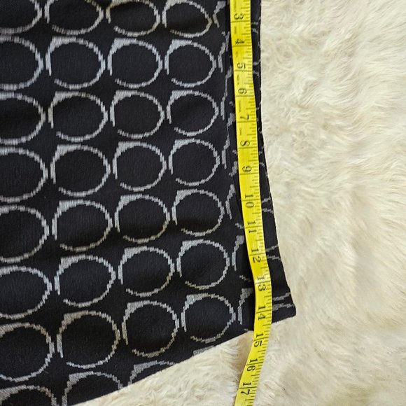 Trisisto Femme Women's Black Bubble Pattern Pull-On Pencil Skirt Size S - Picture 4 of 8